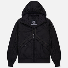 Мужская куртка ветровка ST-95 Helio Hooded Padded Blouson, цвет чёрный