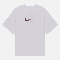 Женская футболка Nike Graphic Printed 3 Boxy, цвет белый, размер L