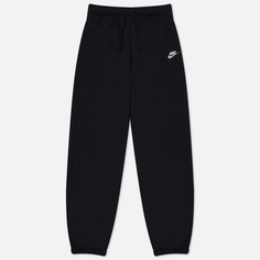 Женские брюки Nike Club Fleece Mid-Rise Oversized, цвет чёрный, размер L