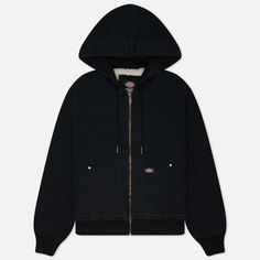 Женская демисезонная куртка Dickies Duck Canvas Lined, цвет чёрный