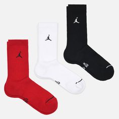 Комплект носков Jordan 3-Pack Everyday Crew, цвет комбинированный, размер 38-42 EU
