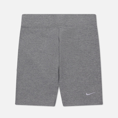 Женские шорты Nike Essential Mid-Rise 10 Biker, цвет серый, размер XS