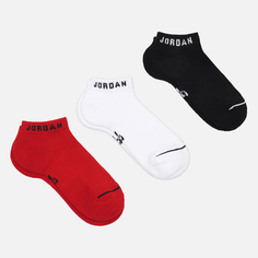 Комплект носков Jordan 3-Pack Everyday No-Show, цвет комбинированный