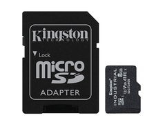 Карта памяти 8Gb - Kingston Industrial - Micro Secure Digital HC UHS-I U3, V30, A1 Class 10 SDIT/8GB