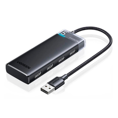 Хаб USB Ugreen CM653 4-Port USB-A Hub Black 15548