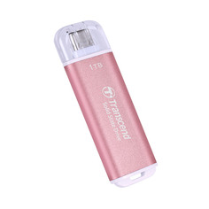 Твердотельный накопитель Transcend External ESD300 USB-C 1Tb Pink TS1TESD300P