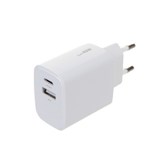 Зарядное устройство Ergolux USB+Type-C White ELX-PA04QC-C01