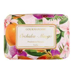 Мыло натуральное парфюмированное орхидея и манго Gourmandise