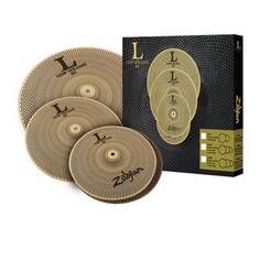 Тарелки, барабаны для ударных установок Zildjian LV348 L80 Low Volume 13” HiHat/14” Crash/18” Crash Ride Box Set набор тарелок