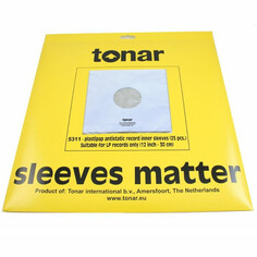 Конверты для виниловых пластинок Tonar PLASTIPAP 12 (25 шт) Тонар