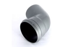 Отвод канализационный Силикон D 110х67° полипропилен (серый) Sinikon
