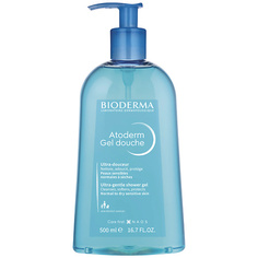 Гель для душа BIODERMA Мягкий очищающий гель для душа для нормальной, сухой и атопичной кожи Atoderm 500