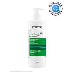 Шампунь для волос VICHY DERCOS Интенсивный шампунь-уход против перхоти для нормальных и жирных волос Anti-Dandruff