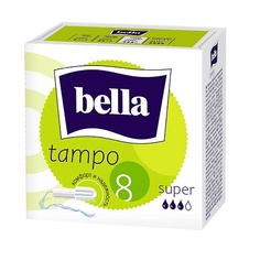 BELLA Тампоны без аппликатора Tampo Super 8.0