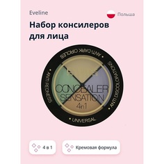 Консилер EVELINE Набор консилеров для лица CONCEALER SENSATION