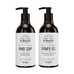 Набор средств для ванной и душа DR.MINERAL’S Подарочный набор мыло для рук + гель для душа с натуральными экстрактами