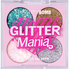 Глиттер BEAUTY BOMB Палетка глиттеров Glitter Palette "Glitter Mania"