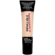 Тональное средство LORÉAL PARIS LOREAL Cтойкий тональный крем Infaillible 24ч Матовое покрытие L'Oreal