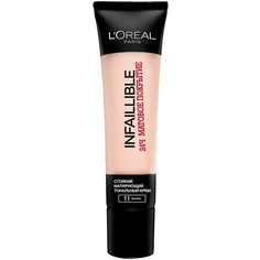 Тональное средство LORÉAL PARIS LOREAL Cтойкий тональный крем 24ч Матовое покрытие Infaillible L'Oreal