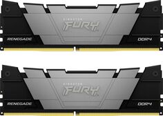 Модуль памяти DDR4 32GB (2*16GB) Kingston FURY KF446C19RB12K2/32 Renegade Black XMP PC4-36800 4600MHz CL19 2RX8 1.5V 288-pin 8Gbit