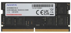 Модуль памяти SODIMM DDR5 16GB ADATA AD5S560016G-S PC5-44800 5600MHz CL46 1.1V