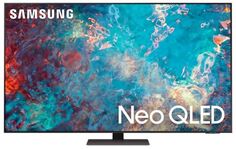 Телевизор Samsung QE75QN87AAUXRU 75", QLED, Series 8, черненое серебро, 4K Ultra HD, 120Hz, DVB-T2, DVB-C, DVB-S2, USB, WiFi, Smart TV