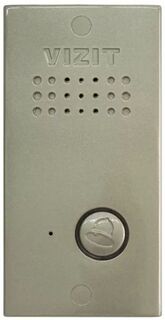 Вызывная панель VIZIT БВД-411А (блок вызова) на 1 абонента, врезной монтаж