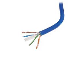 Кабель витая пара F/UTP 6 кат. 4 пары 5bites FS6575-305B-BL SOLID ,23AWG,COPPER,PVC,BLUE,305M