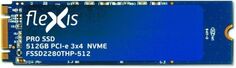 Накопитель SSD M.2 2280 Flexis FSSD2280THP-512 512GB PS5012-E12S PCIe Gen3x4 NVMe TLC 3200/2400MB/s IOPS 400K/600K MTBF 2M TBW 720