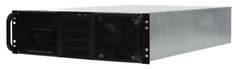 Корпус серверный 3U Procase RE306-D1H11-E-55 1x5.25+11HDD,черный,без блока питания(PS/2,mini-redundant,2U-redundant),глубина 550мм,MB EATX 12"x13",8sl