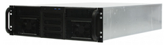 Корпус серверный 3U Procase RE306-D2H10-FE8-65 2x5.25+10HDD,черный,без блока питания(2U,2U-redundant),глубина 650мм,MB EATX 12"x13",8slot,панель венти
