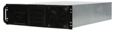 Корпус серверный 3U Procase RE306-D1H11-FE-65 1x5.25+11HDD,черный,без блока питания(PS/2,mini-redundant,2U-redundant),глубина 650мм,MB EATX 12"x13",4s