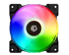 Вентилятор для корпуса ID-Cooling DF-12025-ARGB 120x120x25мм ( пульт управления, PWM, Low Noise, резиновые углы, Addresable RGB, 900-2000об/мин) BOX