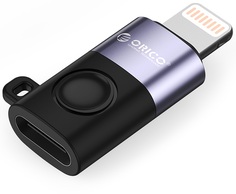 Адаптер Orico ORICO-WLC-BK-BP OTG для телефона, USB-C(f)/Lightning(m), USB 2.0, черный