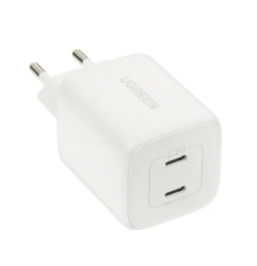 Зарядное устройство сетевое UGREEN CD294 15327_ Nexode Mini USB-C/USB-C, 45W, PD, белый