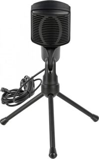 Микрофон HAMA Stream 100 00186017 проводной 2м черный