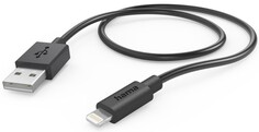 Кабель интерфейсный HAMA H-187244 00187244 USB (m)-Lightning (m) 0.75м ассорти