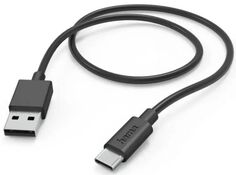 Кабель интерфейсный HAMA H-201594 00201594 USB (m)-USB Type-C (m) 1м черный