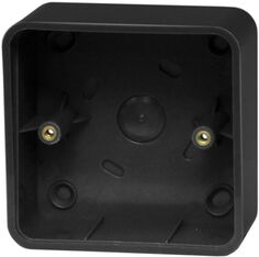 Адаптер Smartec ST-EX014BR-BK пластиковый для накладного монтажа, черный, совместим с кнопками ST-EX144, ST-EX144L, ST-EX244 и ST-EX344LW, размер: 92х