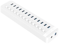 Концентратор USB 3.0 Orico ORICO-CT2U3-13AB-EU-BK-BP 13хUSB-A 3.0, вход USB-A 3.0, белый