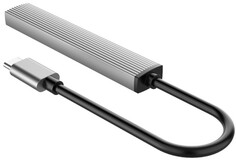 Концентратор Orico ORICO-AH-13-GY-BP 1*USB-C 3.0, 3*USB-A 2.0, серый