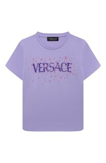 Хлопковая футболка Versace