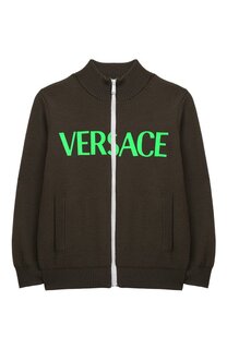 Шерстяной кардиган Versace