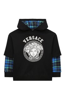 Хлопковое худи Versace