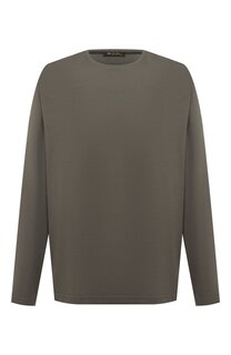 Лонгслив из шелка и хлопка Loro Piana