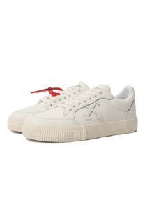 Кожаные кеды Vulcanized Off-White