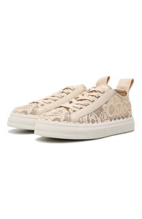 Текстильные кеды Lauren Chloé Chloe