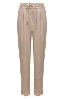 Брюки из шерсти и вискозы Kiton