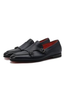 Кожаные монки Santoni