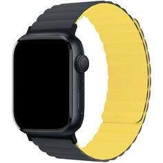 Ремешок для умных часов uBear Mode для Apple Watch M/L чёрно-жёлтый (WB10YG01ML-AW)